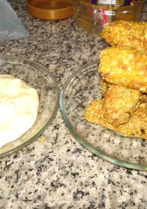 A picture of Fish fingers.