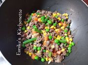 Gambar daging cincang mix vegetable
