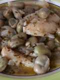 Guiso de habas y pescado