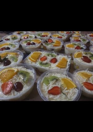 Foto resep Salad buah Yakult