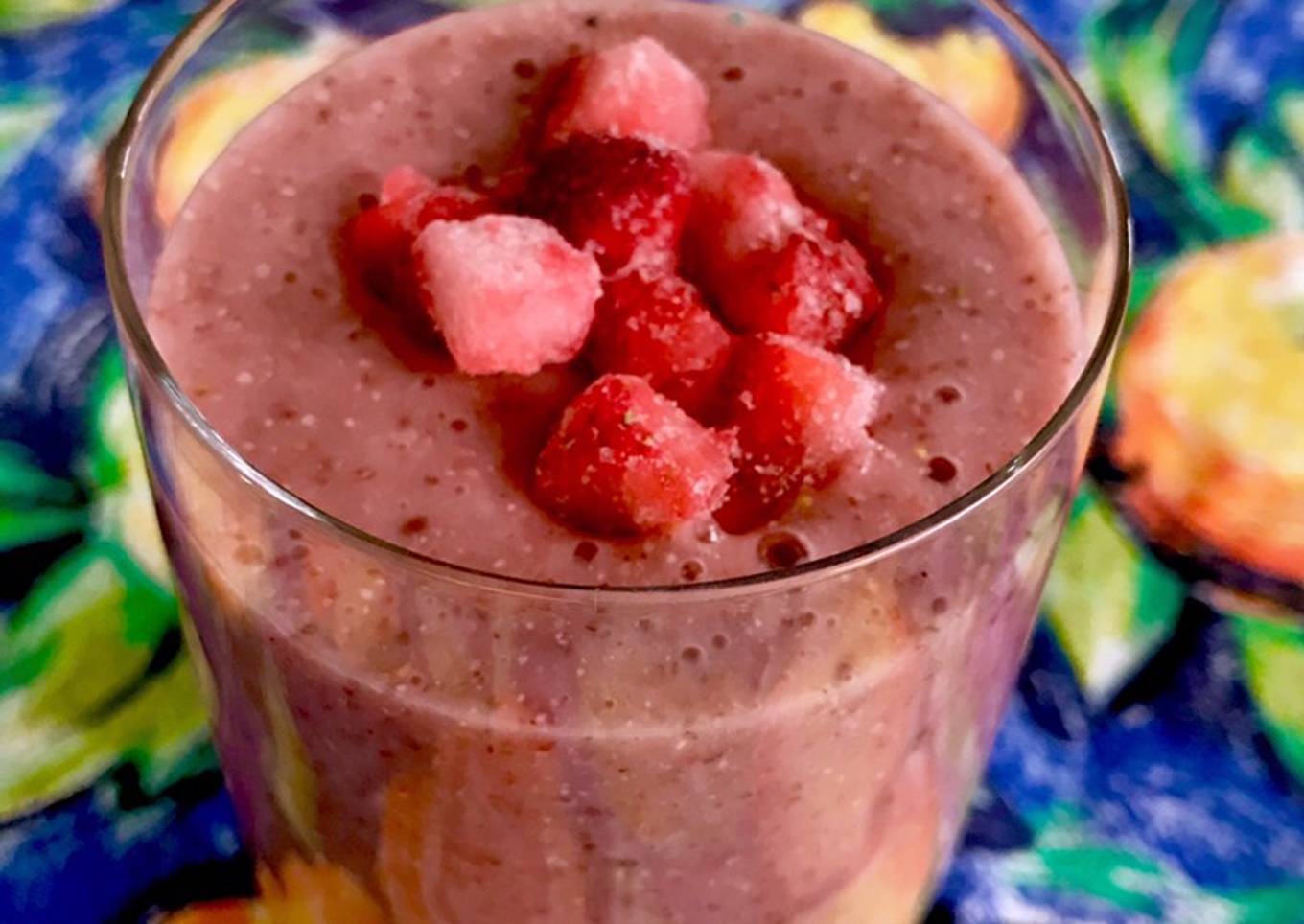 Smoothie de fresa y chía