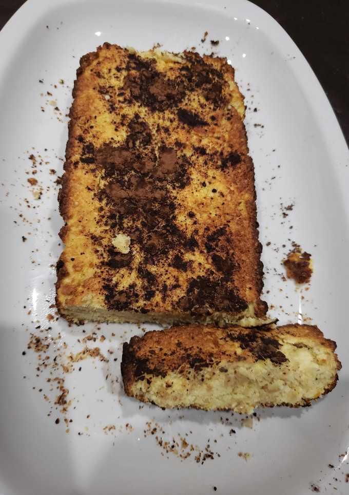 Una foto de Budín cítrico low carb