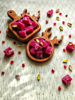 عکسی از دستور لوکوم انار (باسلوق ژله ای شب یلدا)