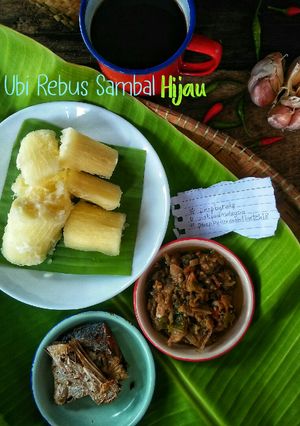 Gambar Ubi Rebus Sambal Hijau #Phopbylinimohd#Batch18