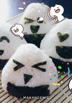 Foto resep Cute Emoji Onigiri