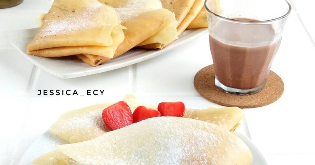 Resep Crepe Coklat Keju Oleh Ecy Cookpad