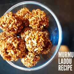 A picture of Murmura Laddu Murmura Ladoo Recipe Puffed Rice Laddu.