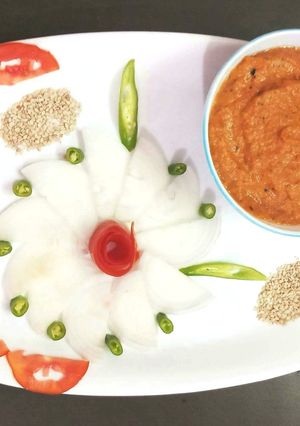 A picture of Sesame Seeds And Tomato Chutney.