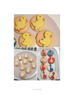 Foto principal de Galletitas superpuestas con azúcar glas casero