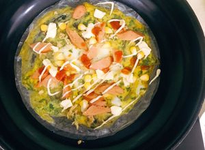 Hình của món Bánh tráng nướng.