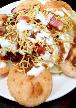 পাপড়ি চাট (papri chat recipe in Bengali) রেসিপির প্রধান ছবি