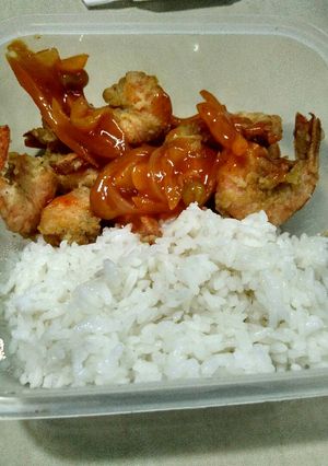 Foto resep Udang goreng tepung saus asam manis