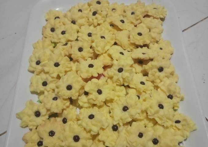 Resep Kue Kering Semprit Susu Renyah Hanya 3 Bahan Oleh Rusiah Titing