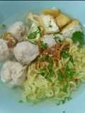 Bakso dengan alat