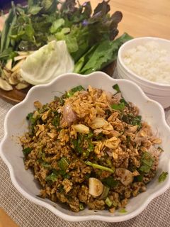 รูปของ ลาบหมูคั่ว