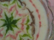 A picture of kiwi pudding