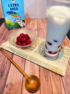 Foto resep Milk Boba Buah Naga