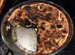 Une photo de Gratin de courgettes au fromage blanc et noix de muscade