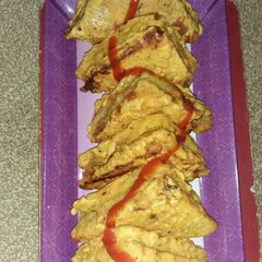 A picture of Bread pakoray.