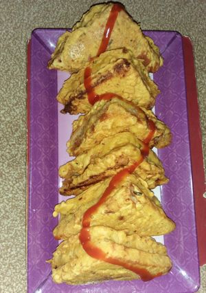 A picture of Bread pakoray.
