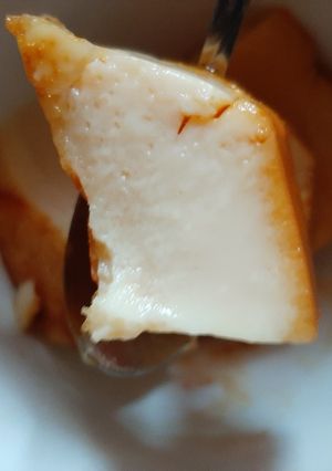 Una foto de Flan casero
