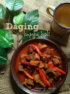Foto resep Daging bumbu bali