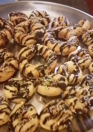 Szilveszteri fánkocskák recept fotója