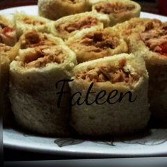 A picture of Tuna bread roll.