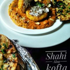 Shahi aloo kofta curry A picture of Shahi aloo kofta curry.