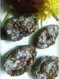 Coconut stuffed Bajra Gond Barfi