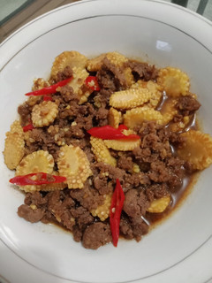 Foto resep Tumis Jagung Semi Daging Cincang