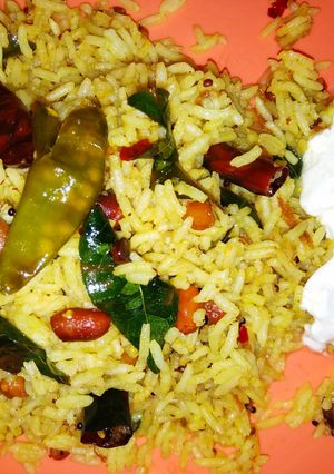A picture of Phulhora rice.