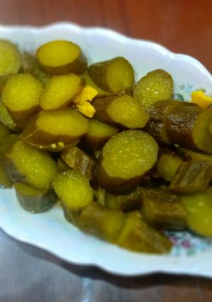 صورة لوصفة مخلل الخيار السريع