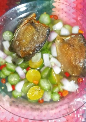 Foto resep Cacapan Ikan Asin Biawan Belimbing Wuluh