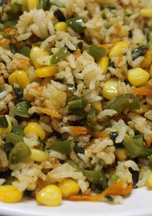 A picture of Sweet Corn Fried Rice.