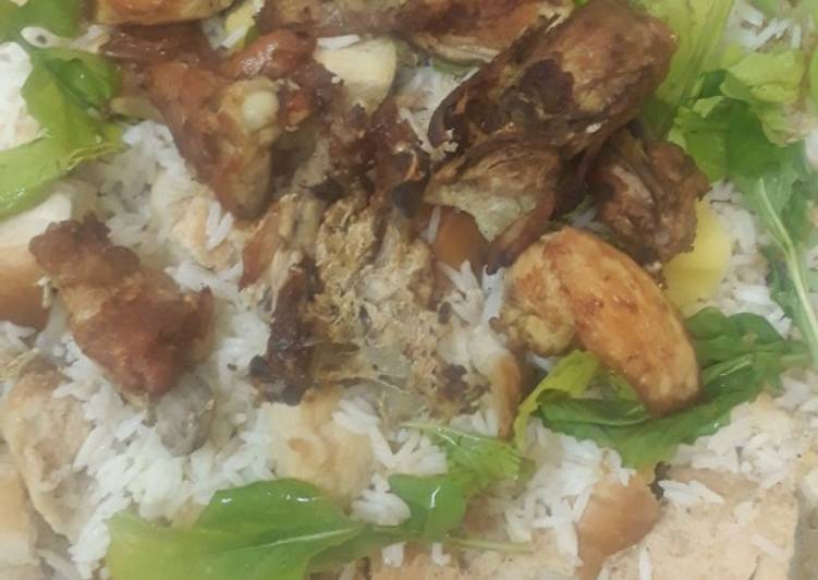 فته بشوربه دجاج ورز