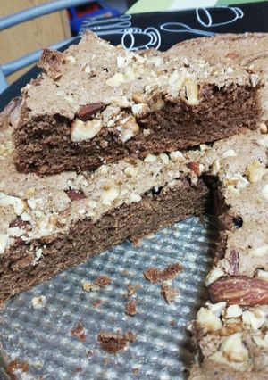 Una foto de Brauwin de chocolate nueces y almendra