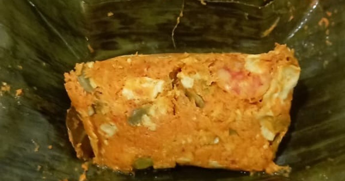 Bothok Urang Tahu pete / Botok udang tahu petai