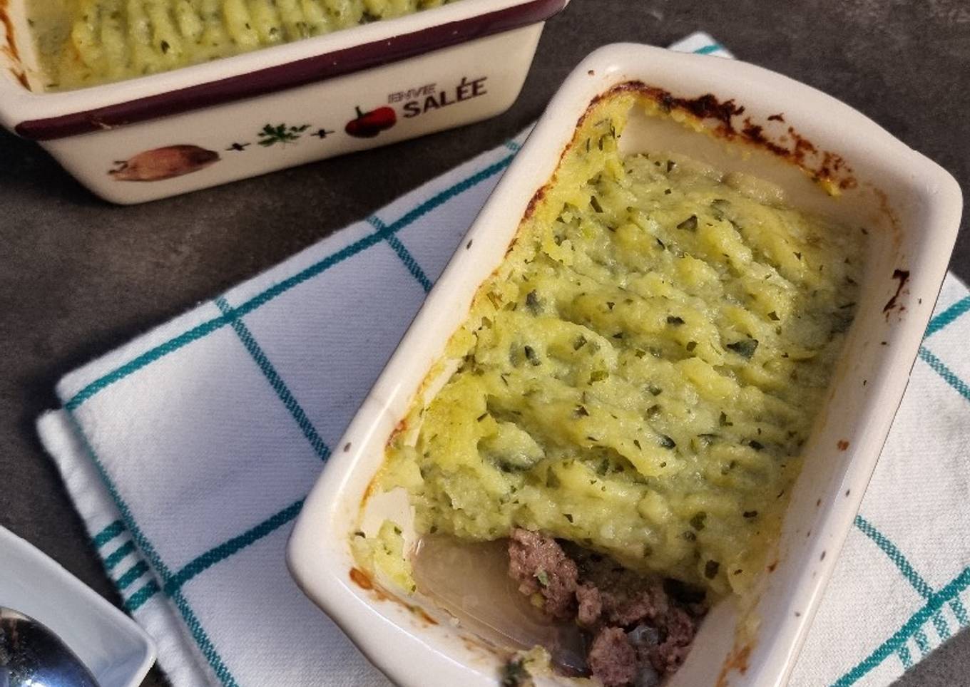 °Hachis parmentier de courgettes au boeuf°