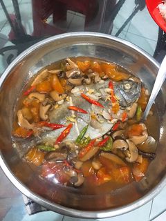 Foto resep Ikan bawal steam kecap