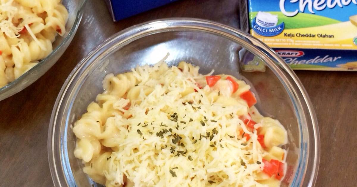 Resep Fusilli Mac n Cheese "RinecateKitchen" oleh rynecate Cookpad