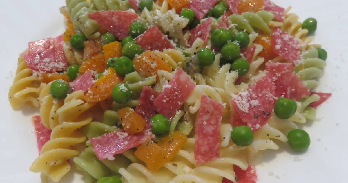 Pasta con salami 45 recetas caseras Cookpad