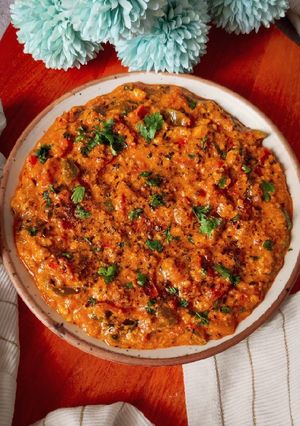 A picture of Dhaba Style Malai Paneer Bhurji.