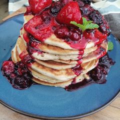A picture of High protein pancakes gf.