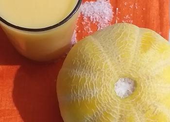 Easy Fast Cooking Cantaloupe milkshake Delicious Simple