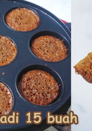 Foto resep Bolu karamel mini (kue sarang semut)