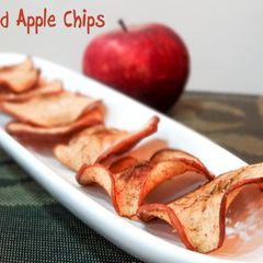 A picture of Baked Apple Chips.
