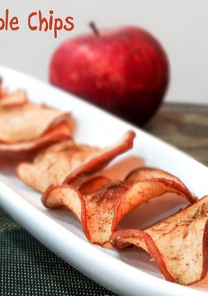 A picture of Baked Apple Chips.