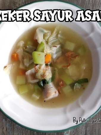 Langkah Mudah untuk Menyiapkan Resep Ceker sayur asam yang Lezat Anti Ribet, Bisa Manjain Lidah