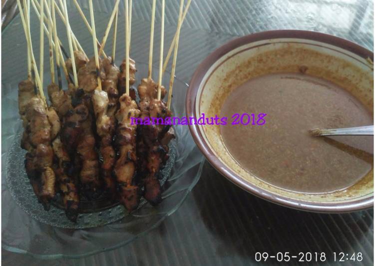 Sate Ayam teflon simple